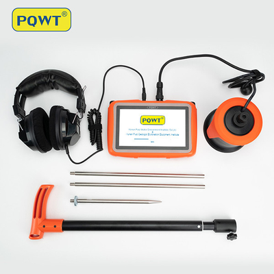 PQWT L2000 Localisateur de fuite de tuyauterie souterraine 5m Dispositif d'écoute de fuite de tuyauterie Détecteur de fuite d'eau