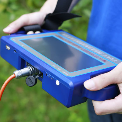 Détecteur d'eau souterraine PQWT S500 à triple fréquence de 0 à 2000 mV et batterie au lithium rechargeable