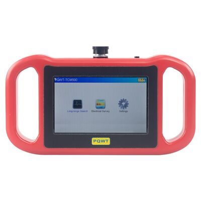 Détecteur de prospection géophysique de l'eau PQWT-TCM150 avec une portée de recherche en surface de 1500m, 33 fréquences et batterie au lithium rechargeable