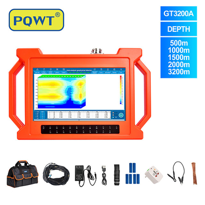 PQWT-GT3200A NOUVEAU Appareil de détection d'eau souterraine portable à profondeur