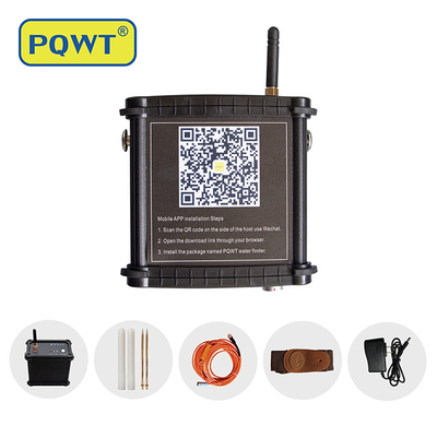 PQWT M400 Détecteur mobile d'eau souterraine détecteur souterrain 400m détecter l'eau de forage dans le téléphone