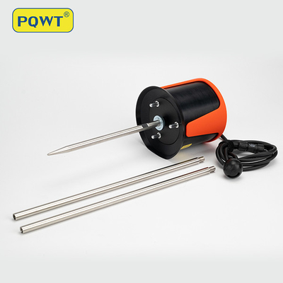 PQWT L2000 Localisateur de fuite de tuyauterie souterraine 5m Dispositif d'écoute de fuite de tuyauterie Détecteur de fuite d'eau