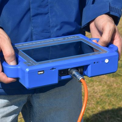 Détecteur d'eau souterraine PQWT S150 S300 S500 avec une précision de 0,1 mV, un poids de 10 kg et une batterie intégrée DC12V 4500mAh