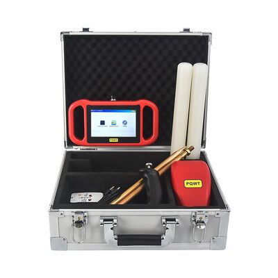 Équipement de prospection géophysique série PQWT-TCM avec recherche longue portée et mode cartographie automatique Détecteur d'eau souterraine alimenté par batterie au lithium rechargeable