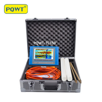 Machine de détection d'eau PQWT TC150 Chine 150m détecteur d'eau de forage localisateur souterrain