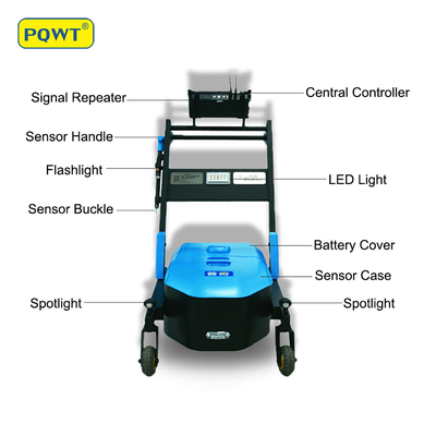 15M Smart Water Pipeline Leakage Detection Trolley 9m Profondeur PQWT LDC