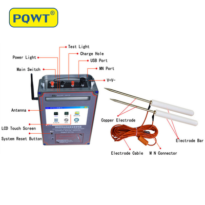 Instrument souterrain de détection de l'eau minérale d'équipement géologique d'exploration de PQWT WT700