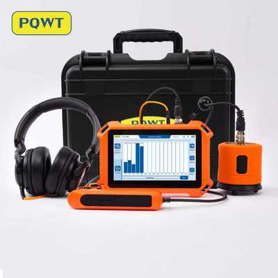 Détecteur de fuite PQWT-125B avec reconnaissance de fuite par IA et résonance à double membrane pour une précision de ±1m dans la détection des conduites d'eau
