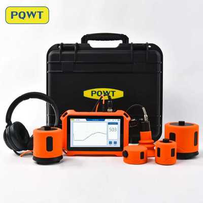 Détecteur de fuite phare PQWT-125E avec affichage en temps réel de la forme d'onde Filtrage du bruit et analyse intelligente de bord pour les conduites d'eau