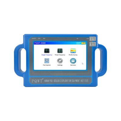 PQWT S300 Résistivimètre avec écran tactile 800x480, précision 0.001mV et poids de 9kg pour la détection des eaux souterraines
